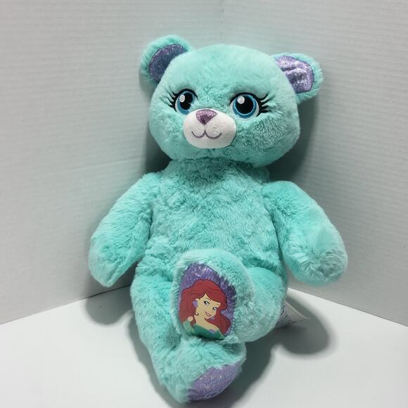 Little Mermaid Build A Bear Retired 2015 Ariel Aqua Sparkle Shiny - Picture 4 of 8
